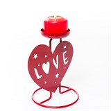 Подсвечник LOVE декоративный настольный на одну свечу - фото 242309