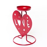 Подсвечник LOVE декоративный настольный на одну свечу - фото 242310