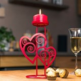 Подсвечник Сердце настольный декор для свечи - фото 242315