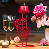 Подсвечник Сердце настольный декор для свечи - фото 242316