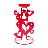 Декоративный настольный подсвечник Сердца - фото 242331