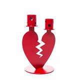 Подсвечник настольный на две свечи Сердце - фото 242372