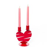 Подсвечник настольный на две свечи Сердце - фото 242419