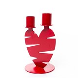 Подсвечник настольный на две свечи Сердце - фото 242422