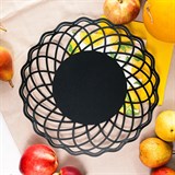 Фруктовница металлическая 304-003 d=29 см - фото 242471