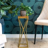 Подставка напольная под цветы Лофт 66-234 h=62см - фото 242742