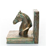 Ограничитель для книг Голова коня малая US09216 полистоун - фото 242877