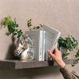 Ограничитель для книг Голова коня большая US09217 полистоун - фото 242879