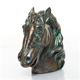 Ограничитель для книг Голова коня большая US09217 полистоун - фото 242881