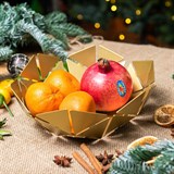 Фруктовница металлическая 304-030 ширина 27см - фото 243023