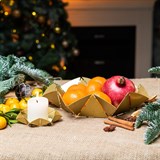 Фруктовница металлическая 304-030 ширина 27см - фото 243025