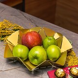 Фруктовница металлическая 304-031 ширина 27см - фото 243037