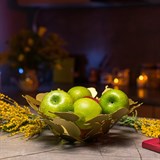 Фруктовница металлическая 304-032 ширина 24см - фото 243055