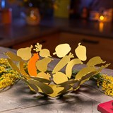 Фруктовница металлическая 304-032 ширина 24см - фото 243057