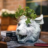 Кашпо Рысь  U09350-BT полистоун цв.под бетон - фото 243067 Кашпо Рысь  U09350-BT полистоун цв.под бетон - фото 243067