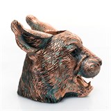 Кашпо Рысь  US09350 полистоун цв.под бронзу - фото 243096 Кашпо Рысь  US09350 полистоун цв.под бронзу - фото 243096