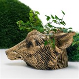 Кашпо Лиса  U09349-G полистоун цв.золото - фото 243114 Кашпо Лиса  U09349-G полистоун цв.золото - фото 243114