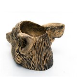 Кашпо Лиса  U09349-G полистоун цв.золото - фото 243117 Кашпо Лиса  U09349-G полистоун цв.золото - фото 243117