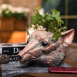 Кашпо Лиса  US09349 полистоун цв.бронза - фото 243121 Кашпо Лиса  US09349 полистоун цв.бронза - фото 243121