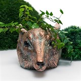 Кашпо Лиса  US09349 полистоун цв.бронза - фото 243123 Кашпо Лиса  US09349 полистоун цв.бронза - фото 243123