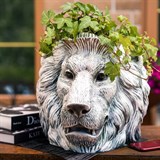 Кашпо Лев U09348-BT полистоун цв.бетон - фото 243132 Кашпо Лев U09348-BT полистоун цв.бетон - фото 243132