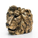 Кашпо Лев U09348-G полистоун цв.золото - фото 243151