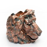 Горшок Лев US09348 полистоун цв.под бронзу - фото 243159 Горшок Лев US09348 полистоун цв.под бронзу - фото 243159