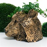 Горшок Медведь U09347-G полистоун цв.золото - фото 243176 Горшок Медведь U09347-G полистоун цв.золото - фото 243176