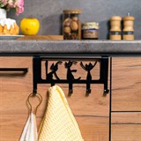 Держатель навесной с 5 крючками - фото 243245