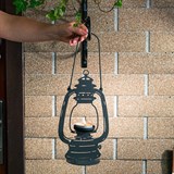 Подсвечник Лампа декоративный  металл цвет черный - фото 243297