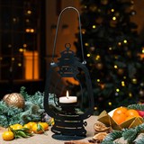 Подсвечник Лампа декоративный  металл цвет черный - фото 243301