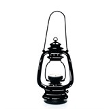 Подсвечник Лампа декоративный  металл цвет черный - фото 243303