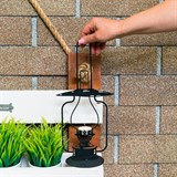 Подсвечник декоративный Лампа металл - фото 243307