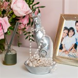 Подставка для украшений Кошка полистоун цв.серебро - фото 243317 Подставка для украшений Кошка полистоун цв.серебро - фото 243317