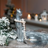 Подставка для украшений Кошка полистоун цв.серебро - фото 243319 Подставка для украшений Кошка полистоун цв.серебро - фото 243319