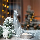 Подставка для украшений Кошка полистоун цв.серебро - фото 243320 Подставка для украшений Кошка полистоун цв.серебро - фото 243320