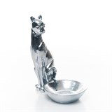Подставка для украшений Кошка полистоун цв.серебро - фото 243323 Подставка для украшений Кошка полистоун цв.серебро - фото 243323