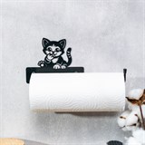 Вешалка настенная  Котёнок для полотенца 300-057 - фото 243431 Вешалка настенная  Котёнок для полотенца 300-057 - фото 243431