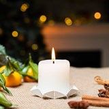 Подсвечник металлический  для одной свечи - фото 243522