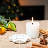 Подсвечник металлический  для одной свечи - фото 243523