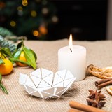 Подсвечник Лотос из металла для одной свечи - фото 243528