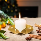 Подсвечник Лепестки металлический для одной свечи - фото 243534