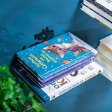 Полка Чёрный кот настенная невидимая для книг - фото 243580