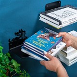 Полка Чёрный кот настенная невидимая для книг - фото 243581