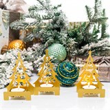 Подсвечник Ёлочки, комплект 3 шт - фото 243607