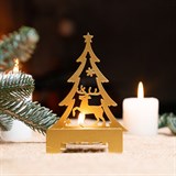 Подсвечник Ёлочки, комплект 3 шт - фото 243609