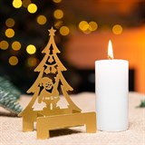 Подсвечник Ёлочки, комплект 3 шт - фото 243613