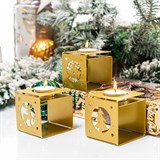 Подсвечники Рождество и Новый год, комплект 3 шт - фото 243616