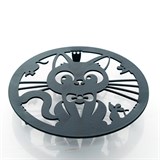 Подставка Черный кот под горячее 300-128  из металла - фото 243638 Подставка Черный кот под горячее 300-128  из металла - фото 243638