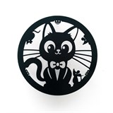 Подставка Черный кот под горячее 300-128  из металла - фото 243639 Подставка Черный кот под горячее 300-128  из металла - фото 243639